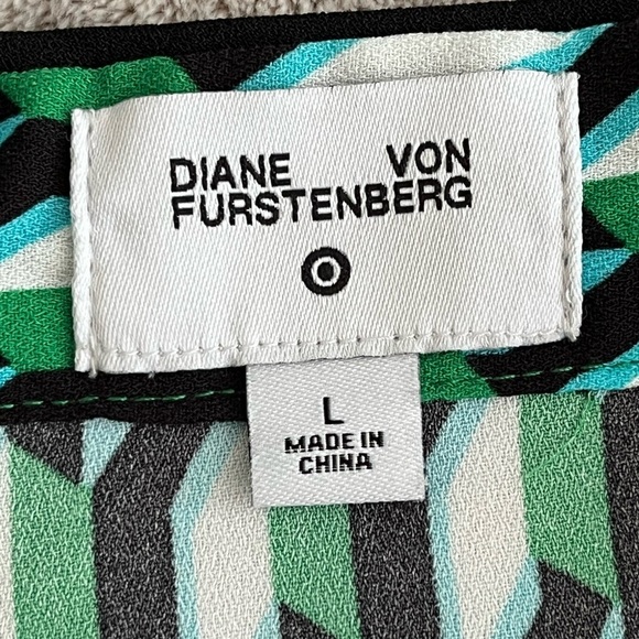 DVF Diane Von Furstenberg for Target Arrow Geo Wrap Skort Green Size L Summer - Picture 10 of 14